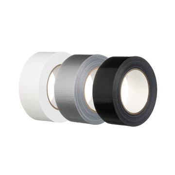 Waterproof Cloth Duct Gaffer Tape - Black, Silver, White