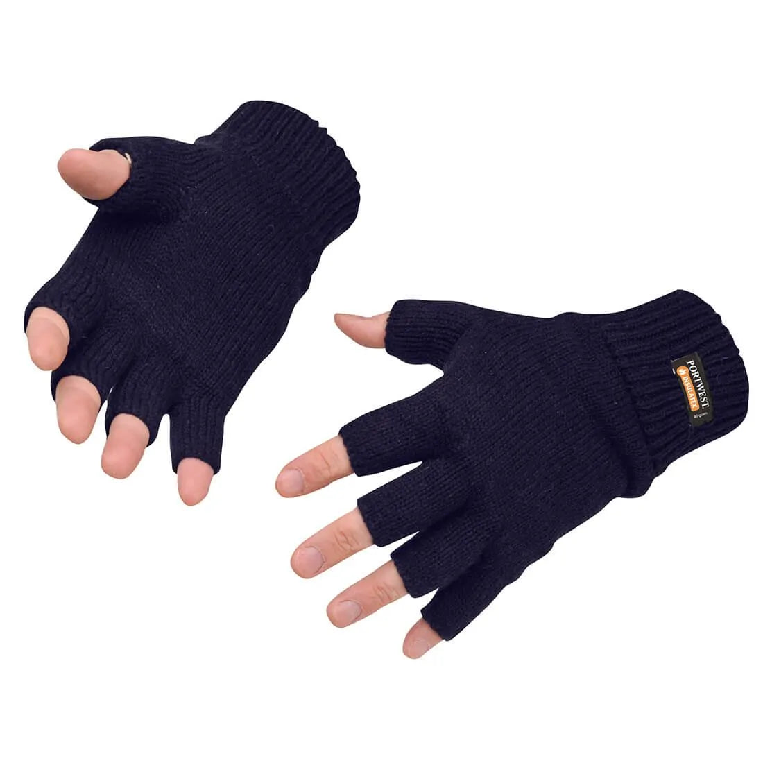 Insulated Fingerless Knit Glove - 0