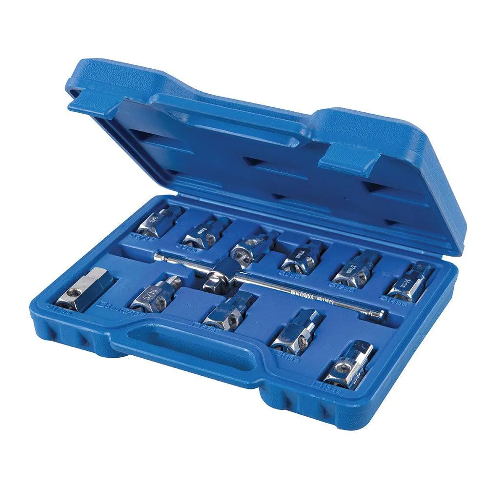 Silverline Universal Drain Plug Key Set 12pce