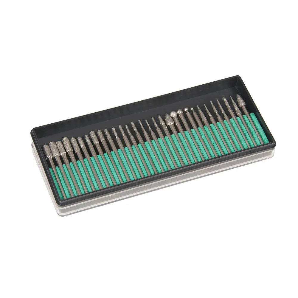 Silverline Rotary Tool Diamond Burr Set 30pce