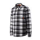 Scruffs Worker Padded Checked Shirt Black/White-5