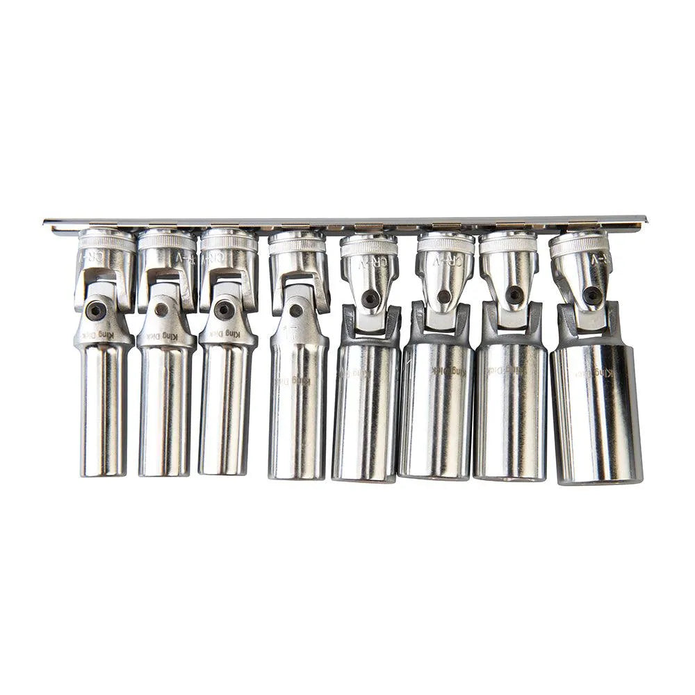 King Dick 1/2" SD Deep Universal Sockets Set Metric 8pce - 0