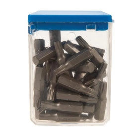 Silverline T25 Cr-V 6150 Screwdriver Bits 30pk - 0