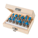 Silverline 12mm TCT Router Bit Set 12pce-1