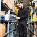 Tough Grit 2-Tone 1/4 Zip Fleece Black / Charcoal-2