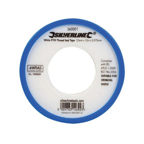 Silverline White PTFE Thread Seal Tape 10pk - 0