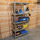 Silverline Boltless Freestanding Shelving Unit-4