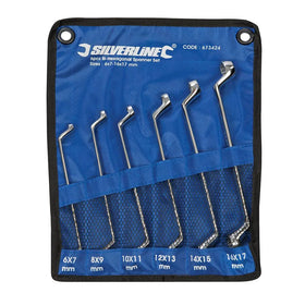 Silverline Deep Offset Ring Spanners Set 6pce