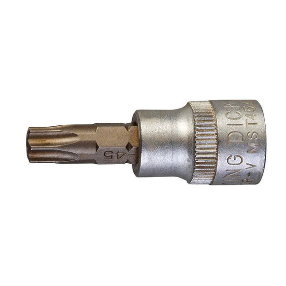 King Dick Socket SD 3/8" Insert Trx Bit Anti Tamper