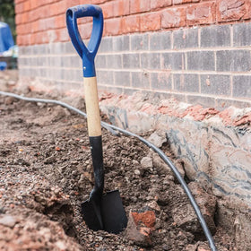 Silverline Wooden Round Head Micro Shovel - 0