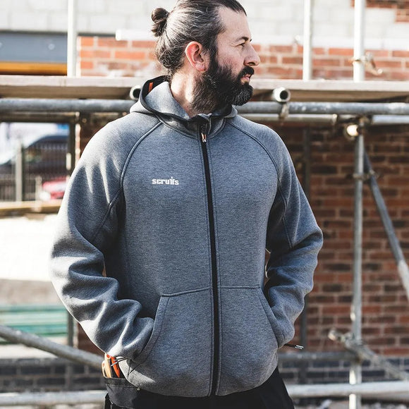 Scruffs Trade Air-Layer Hoodie Charcoal