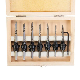 Silverline Drill & Countersink Set 7pce - 0