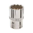 Silverline Socket 1/2" Drive 12pt Metric-2