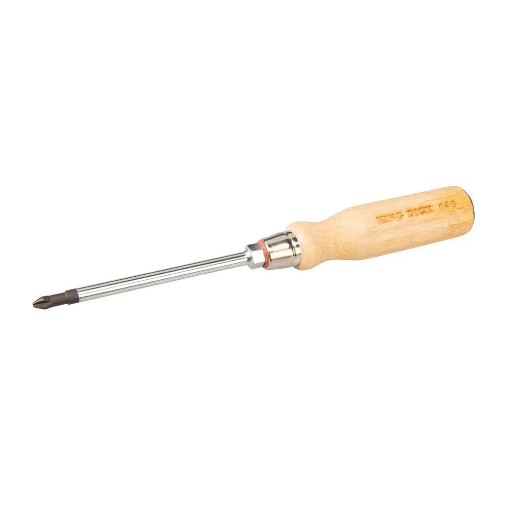 King Dick Heritage Wooden Handled Screwdriver Set 2pce