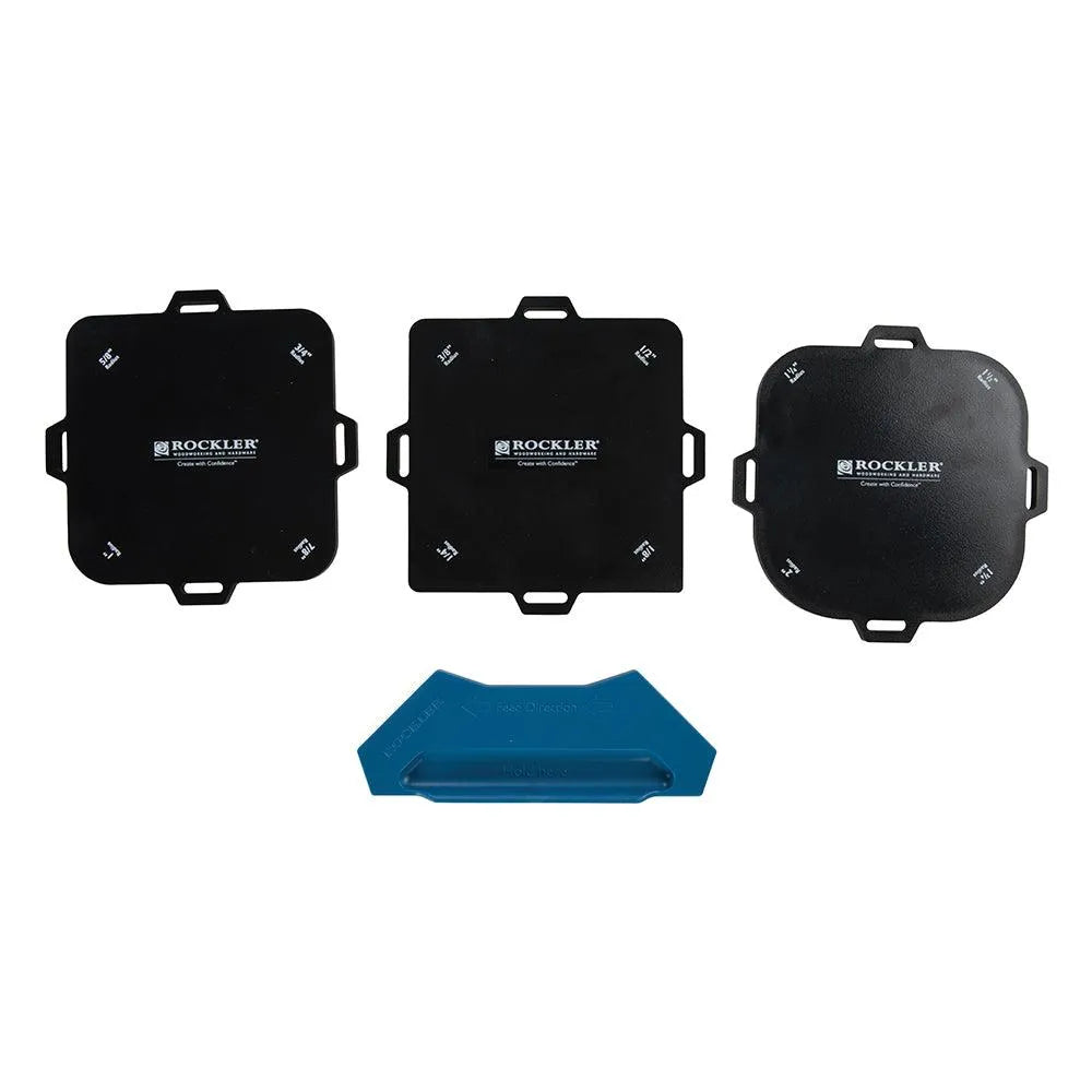Rockler Corner Radius Routing Templates 4pce - 0