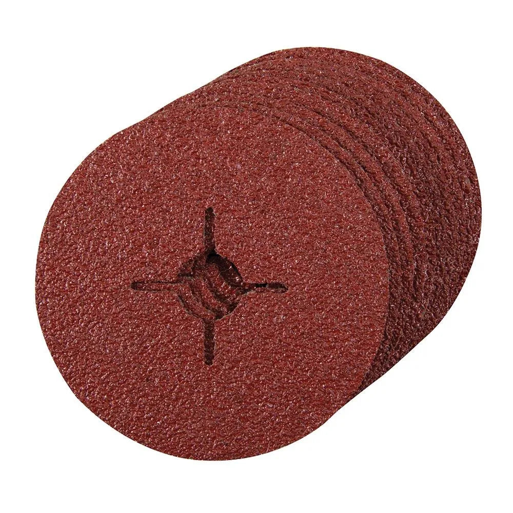 Silverline Fibre Discs 115 x 22.23mm 10pk