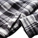 Scruffs Worker Padded Checked Shirt Black/White-4