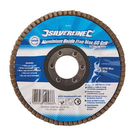 Silverline Aluminium Oxide Flap Disc - 0