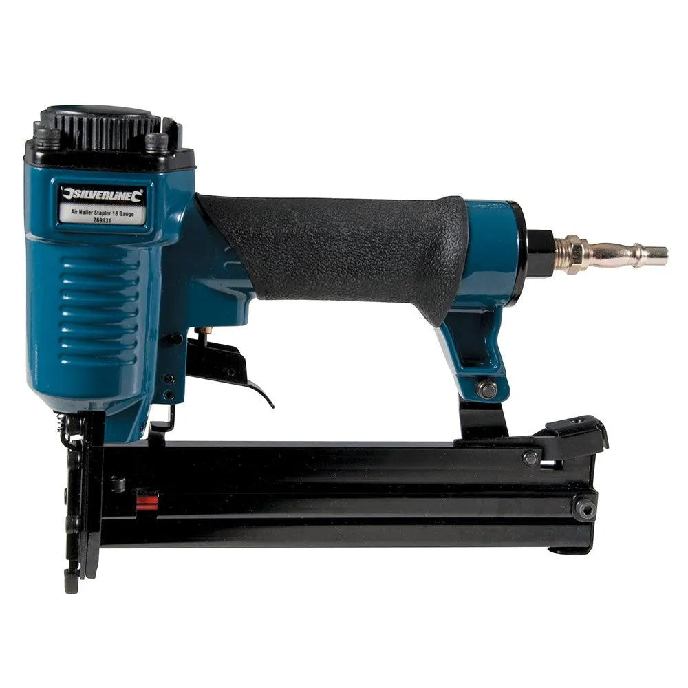Silverline Air Nailer Stapler 32mm - 0