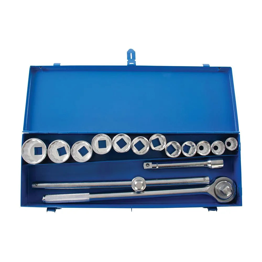 Silverline Socket Set 3/4" Drive 12pt Metric 15pce - 0