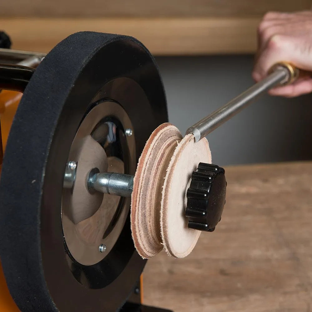Triton Profiled Leather Honing Wheel