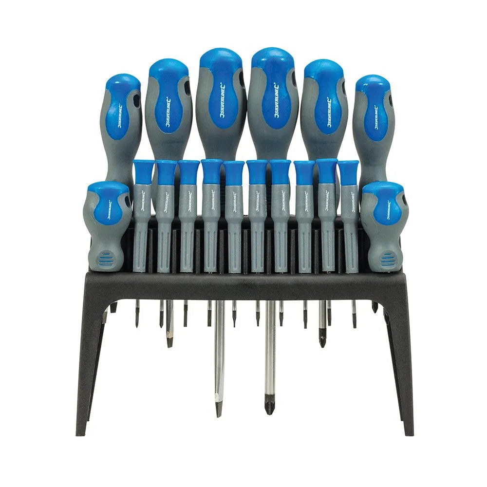 Silverline Soft-Grip Screwdriver Set 18pce - 0