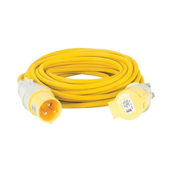 Defender Extension Lead Yellow 4mm2 32A 14m