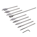 Silverline Flat Bit & Extension Arm Set 10pce-1