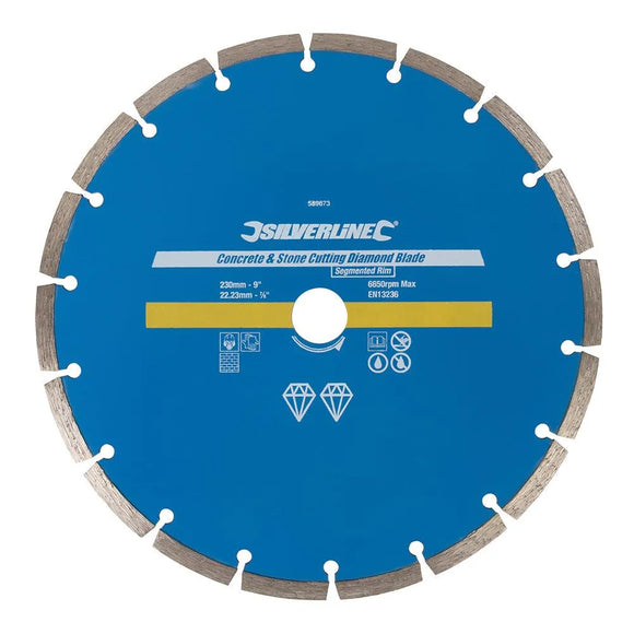 Silverline Concrete & Stone Cutting Diamond Blade