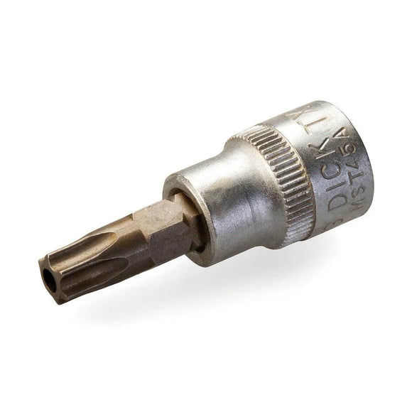 King Dick 3/8" SD Inserted Anti-Tamper Bit Short Socket Trx