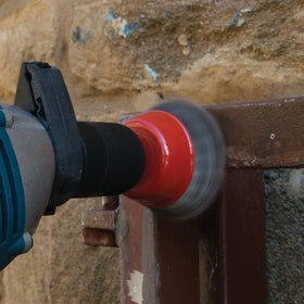 Silverline Rotary Steel Twist-Knot Cup Brush - 0