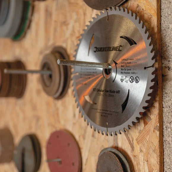 Silverline TCT Circular Saw Blades 40, 60T 2pk