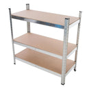 Silverline Boltless Freestanding Shelving Unit-3