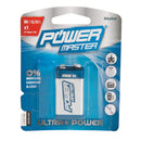 Powermaster 9V Super Alkaline Battery 6LR61-2