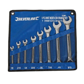 Silverline Whitworth Spanner Set 8pce