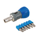 Silverline Stubby Ratchet Screwdriver Set 7pce-1