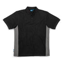 Tough Grit 2-Tone Polo Black / Charcoal-1