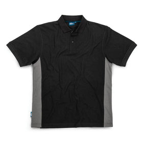 Tough Grit 2-Tone Polo Black / Charcoal