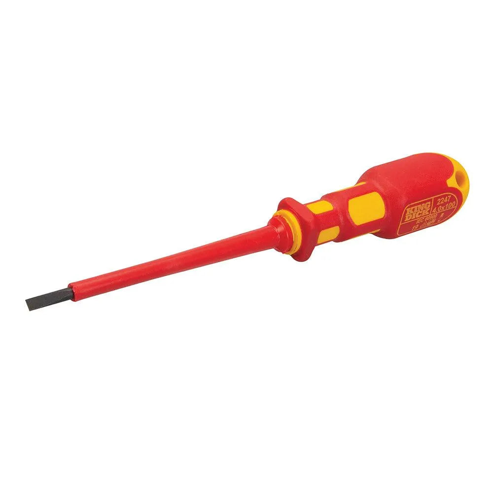 King Dick Slotted VDE Screwdriver