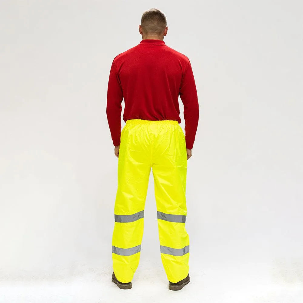 Hi-Vis Elastic Trousers Yellow
