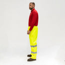Hi-Vis Elastic Trousers Yellow-12
