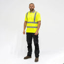 Hi-Vis Polo S/SLEEVE Yellow-16