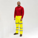 Hi-Vis Elastic Trousers Yellow-6
