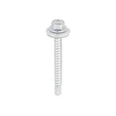 TIMCO Self-Drilling Light Section Screws Exterior Silver with EPDM Washer-4