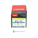 TIMCO Self-Drilling Light Section Screws Exterior Silver with EPDM Washer-3