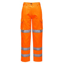 Hi-Vis Women's Three Band Work Trousers-1