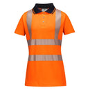 Hi-Vis Women's Cotton Comfort Pro Polo Shirt S/S-1
