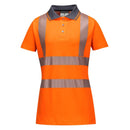 Hi-Vis Women's Cotton Comfort Pro Polo Shirt S/S-2