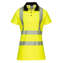 Hi-Vis Women's Cotton Comfort Pro Polo Shirt S/S-3