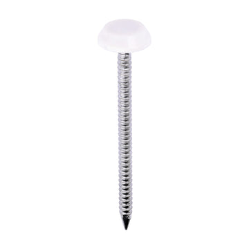 TIMCO Polymer Headed Nails - Cream